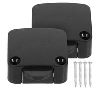 SEWACC Interrupteurs Automatiques Tactiles 2 Pièces 12V-250V Noir pour Éclairage Armoire et Penderie 4 Vis, Allumage/pour Porte et Tiroir Intérieur