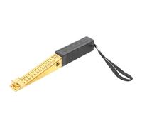 SEWACC Jauge D'épaisseur Métrique de Coin 1-15 Mm Plaquée Cuivre, Outil de Précision pour Inspection Technique et Contrôle de Planéité en Génie Civil et Bâtiment, Appareil Portable