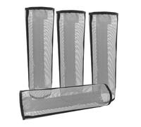 SEWACC Jet de cheval 4pcs bottes en maille polyester respirante protection jambes pour compétitions équestres et soins équins