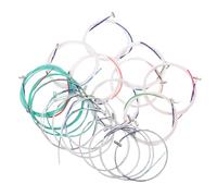 SEWACC Jeu Complet de 21 Cordes pour Couleur Aléatoire Accessoires Solides pour Instruments à Cordes, Texture Agréable et Facile à Utiliser pour Guzheng Noyau en Acier
