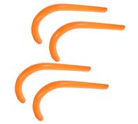 SEWACC Jeu Gonflable Queue de Singe 4 Pièces Orange Interactif pour Fêtes et Shower, Décorations Thème Jungle, Accessoire Léger pour Anniversaires et Soirées Familiales