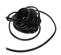 SEWACC Joint D'étanchéité O de Porte et Fenêtre en Caoutchouc Silicone Noir, Coupe-froid et Isolant Thermique, Bande D'étanchéité Anti-poussière et Anti-bruit, 10 Mètres pour Maison