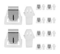 SEWACC Kit de 10 Loquets de Porte pour Sèche-Linge Pièces de Rechange Compatibles Universellement Verrous à Came en Métal Robuste pour Électroménagers Installation Facile Usage