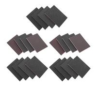 SEWACC Kit de 20 Éponges Abrasives à Poncer 3 X 4 Pouces Grains Variés P180 à Grain Très Fin Réutilisables et Lavables pour Ponçage Sec et Humide sur Bois Métal Plaques de Plâtre et