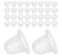 SEWACC Kit de 200 Godets à Pigments en Silicone de U, Réutilisables et Adaptés aux Artistes Professionnels et Amateurs de Tatouage