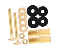 SEWACC Kit de Boulons pour Réservoir et Abattant Wc avec Joint Étanchéité Chaleur Lusure Compatible Standard Installation Facile pour Maison et Bureau