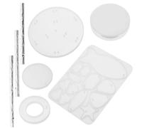 SEWACC Kit de Moulage Silicone pour Carillon DIY Moule Flexible pour Personnalisées Matériaux Sécurisés pour Décoration Suspendue Artisanat et Adulte