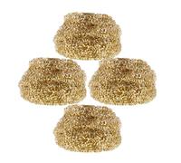 SEWACC Kit de Nettoyage pour Pannes de Fer à Souder 4 Pièces Boules en Fil de Cuivre 25 G Nettoyant pour Nettoyage de Soudure et Pannes de Soudure Accessoire Indispensable pour