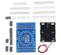 SEWACC Kit de Pratique Soudure Circuit Imprimé Débutant avec Guide Projet Diy Électronique pour Apprentissage et Entraînement Aux Composants Boîtier Piles