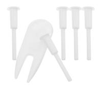 SEWACC Kit de Remplacement Bouchon de Balle de Yoga en Abs Blanc, Kit Broche pour Piscine et Cheval Sauteur, Conception Compacte et Facile à Utiliser