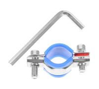 SEWACC Kit de Réparation pour Chaise de Bureau Pivotante - Protège-Chariot en Acier Inoxydable 304 Anti-affaissement - Pince Réglable Ø25-28 Mm avec Clé Hexagonale Intégrée - Accessoire