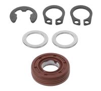 SEWACC Kit de Réparation Structure Stable pour Machine Joint D'huile, Rondelle Plate en Acier Inoxydable et Clip E en Acier Ressort et Entretien Facile pour Cuisson Maison