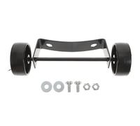 SEWACC Kit de roulettes Fer pour Chauffage Extérieur à Gaz Remplacement Facile Roues Robustes pour Chauffage de Terrasse Accèssoires Pratiques Mobile