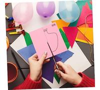 SEWACC Kit DIY de Découpage Papier pour Garçon Fille avec Ciseaux Origami Colorées pour Bricolage Création et Cadeau Educatif