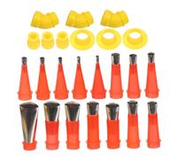 SEWACC Kit Professionnel de de Calfeutrage Réutilisables Silicone Inox avec Bases Amovibles Modèles Polyvalents pour Finitions Précises et Étanchéité