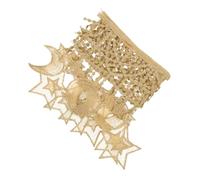 SEWACC Lace Trim For Clothing DIY Craft Hand Made Dress Lace Edge Decoration With Star And Moon Pattern Long Elegant Sewing Accessory For Dress Embellishment