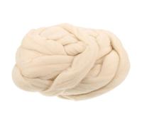 SEWACC Laine de Feutrage à Aiguille Douce Laine Cardée Naturelle pour DIY Artisanat Éducatif Fil à Feutrer Rapide et Souple Matériel de Bricolage Créatif pour Garçon Fille et