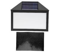 SEWACC Lampe Solaire Numéro Plaque Adresse Extérieure Durable Économique et Lumineuse pour Porte et Boîte Aux Lettres LED Blanc Unique avec Chiffres et Lettres Autocollants