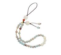 SEWACC Lanière de Téléphone Perles avec Décor Bodhi Sangle Pratique et pour Smartphone Utilisation Multi Supports Unisexe Amovible et Perte