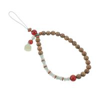 SEWACC Lanière pour Téléphone Portable Macramé Bracelet-lanière avec Breloques Dragonne Chaînette Élégante pour Filles et Accessoires