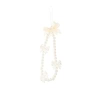 SEWACC Lanière Téléphone Perles avec Nœud Élégant Cordon et Pratique pour Portable Accessoire Décoratif et pour Smartphone Compatible Coque Mobile