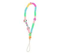 SEWACC Lanière Téléphone Portable Décorative Perles Corde Robuste pour Bureau École et Voyage Perte et Design Créatif