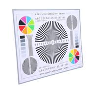 SEWACC Lens Focus Adjustment Card with Color Wheel Chart for CCTV Camera Calibration Indoor and Outdoor Testing Tool Lens Test and Image Assessment Chart