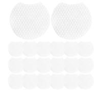 SEWACC Lingettes Démaquillantes Épaissies 2400 Pcs Disques Cosmétiques Non Tissés Format Demi-Lune Bord Incurvé Douces pour Visage et Yeux Compresses Jetables pour Soins Quotidiens