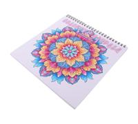 SEWACC Livre de Coloriage Mandalas Fleurs, Spirale, Pages Épaisses, Papier | Feuilles Détachables, Impression Recto Simple, pour Crayons de Couleur et Stylos Gel, Pauses Bureau