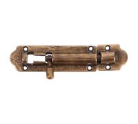 SEWACC Loquet à Barre Coulissante Vintage Épais pour Porte Targette Robuste Installation Facile sans Outil Protection Renforcée pour Portes Intérieures et Abris
