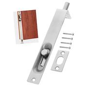 SEWACC loquet de porte coupe-feu attraper boulon loquet épingle verrou porte serrure de porte d'écran serrures à double porte loquets de serrure de porte Acier inoxydable
