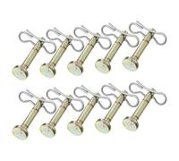 SEWACC Lot de 10 boulons de cisaillement en métal pour souffleuse à neige compatible avec les modèles Mtd 738-04124/714-04040 Accessoires pour essoreuse à neige et utilisation hivernale