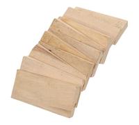 SEWACC Lot de 10 Cales de Fixation en Bois de 1,3 Cm pour Manches D’outils Agricoles, Coins Triangulaires pour Hache et Houe, Kit de Réparation Petit et Compatible, Accessoires