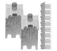 SEWACC Lot de 10 clips pour étagères de placard : supports pour étagères de congélateur, clips pour étagères de réfrigérateur, crochets de support pour maximiser l'espace de rangement.