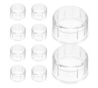 SEWACC Lot de 10 Couvercles en Résine PC Transparent pour Shaker à Cocktail, Bouchons Anti-éclaboussures Étanches, Compatibles Mug à Thé et Gobelet à Jus, Résistants la Chaleur, Usage