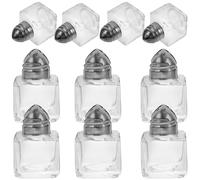 SEWACC Lot de 10 Mini Récipients à Condiments Transparents Pots à Épices Cuisine Multi-Usages en Plastique pour Barbecue Camping et Rangement Pratique des Assaisonnements