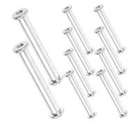 SEWACC Lot de 10 Vis de Manivelle pour Parapluie d'Extérieur Vis de Fixation Résistantes aux Intempéries pour Poignée de Parasol de Terrasse Pièces de Rechange Compatibles et Solide