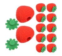 SEWACC Lot de 100 Mini Gommes Gommes Rouges de Fraise Multifonction Résistante à L’Usure pour École et Usage Quotidien Accessoire Ludique pour Étudiants