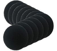 SEWACC Lot de 12 Filtres à Charbon Actif pour Poubelle Cuisine Éponges Filtrantes Rondes Anti-Odeurs Adaptés aux Bacs Rouges Purification d'air Cuisine et Petits Espaces