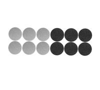SEWACC Lot de 12 Pierres à Aiguiser Noires pour Pieds, Accessoires Réutilisables Faciles à Nettoyer, pour Salon et Domicile
