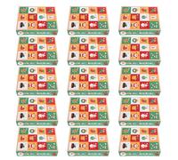 SEWACC Lot de 15 Boîtes à Bonbons de Noël en Papier Vierge Calendrier de L’Avent 12 Jours à Remplir Boîte à Chiffres pour Compte à Rebours Coffrets Présents pour Fêtes et Desserts