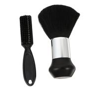 SEWACC Lot de 2 Brosses de Coiffure pour Nettoyage des Cheveux et Dépoussiérage du Cou, Poils Doux, Taille Moyenne, Usage Professionnel et Maison, Accessoire Coupe Cheveux Salon