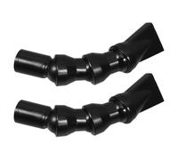 SEWACC Lot de 2 Buses Plates en Plastique à Bec de Canard 20 MM pour Aquarium Buse de Sortie d'eau Rotative à 360° Contrôle Précis du Débit Raccord pour Pompe Pulvérisation