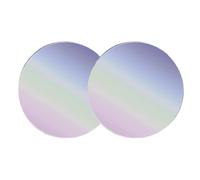 SEWACC Lot de 2 Étuis à Poudre Ultra Fins 3G Miroir et Houppette Élastique Boîte à Poudre Réutilisable Transparente Portable pour Maquillage Voyage et Usage Quotidien