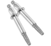 SEWACC Lot de 2 Meules Diamantées pour Tronçonneuse 48 MM Fraises d'Affûtage Compactes et Résistantes Outil d'Affûtage Manuel Portable pour Chaînes de Tronçonneuse Accessoire