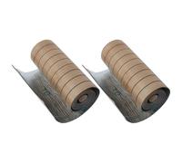 SEWACC Lot de 2 Panneaux Muraux Adhésifs 3d à Effet Grille, Imitation Chêne, 40 X 300 Cm, Imperméables et Autocollants, Décoratifs et Isolants pour Salle de Bain, la Cuisine ou Bureau