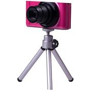 SEWACC Lot de 2 Perches à Selfie Trépied en Alliage D’Aluminium Support Pince Flexible et Portable Compatible Smartphone Voyage et Photo en Extérieur Couleur Argentée