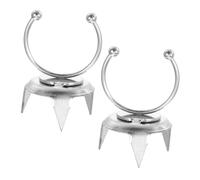 SEWACC Lot De 2 Pinces à Émailler Céramique Métal pour Poterie Débutants Contrôle Précis Trempage Émaux Artisanat Céramique