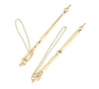 SEWACC Lot de 2 Pointeurs Bibliques en Métal Doré, Modèles Couronne et Oignon, Outil de Lecture de Torah Portable, Pointeur de Sermon Précis pour Étude Biblique et Célébrations Juives