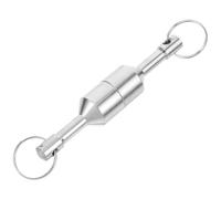 SEWACC Lot de 2 Porte-Clés Magnétiques Testeurs d'Or et d'Argenté Diamètre 17 MM Force d'Attraction 12 Kg Testeur de Bijoux Portable pour Maison et Voyage Outil d'Authentification